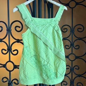 BCBGMaxAzria Green Blouse